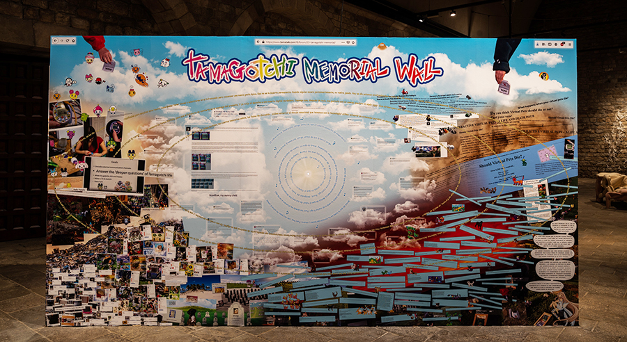 Tamagotchi Memorial Wall
